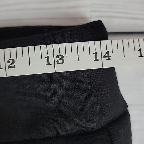 Ann Klein pull-on ankle pants slim fit in black Women's Size S - Picture 9 of 11